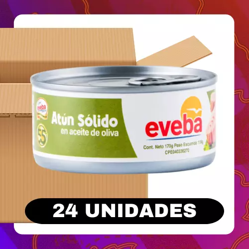 Bulto Eveba Atún Aceite Oliva 170g