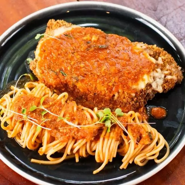 Parmegiana de ancho suíno