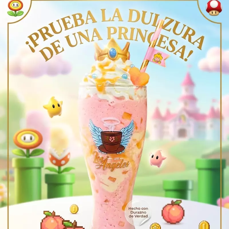 Malteada Peach