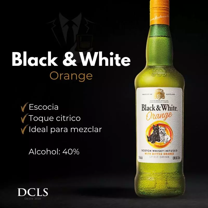 Black and White Orange