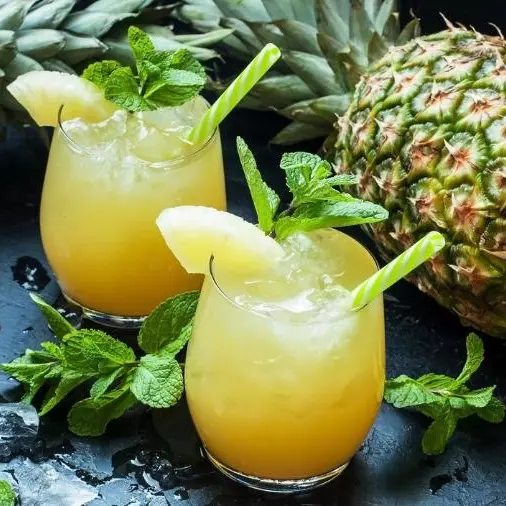 ABACAXI COM HORTELÃ