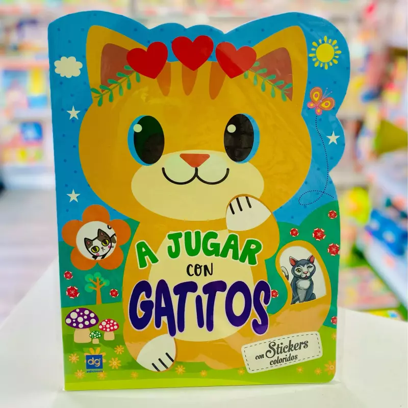 A JUGAR CON GATITOS - CON STICKERS