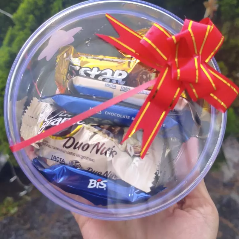 POTE CIRCULAR C/ CHOCOLATES