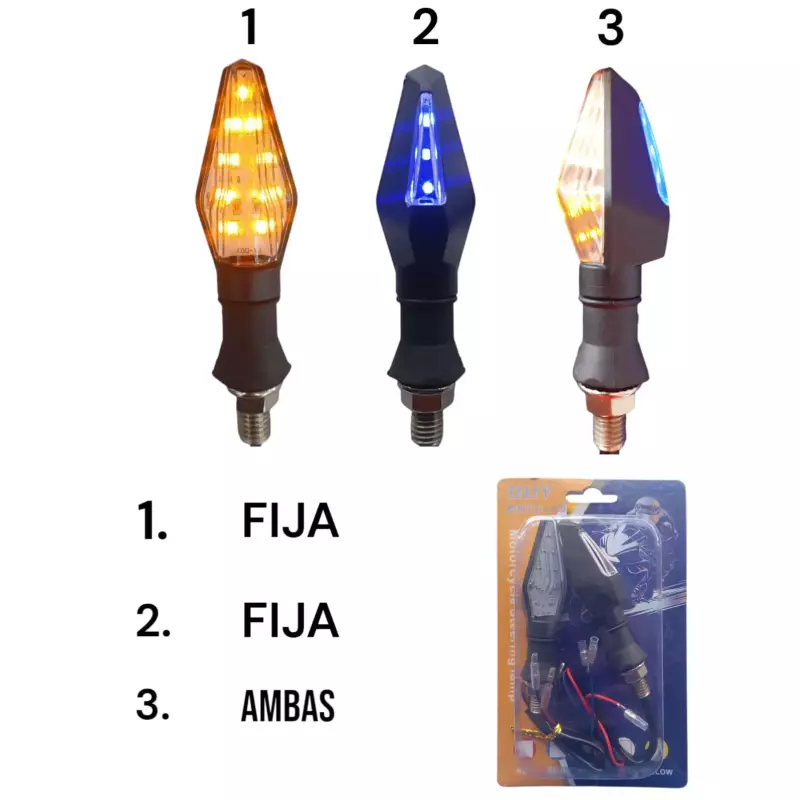 DIRECCIONAL LED NARANJA AZUL ZXD-38