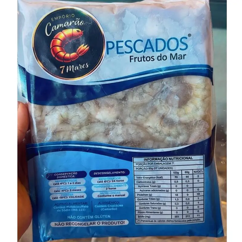 Camarão M drenado, Limpo 400g
