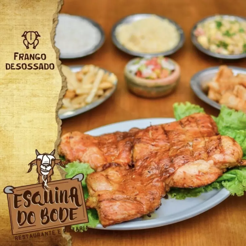 1/2 frango desossado refeição