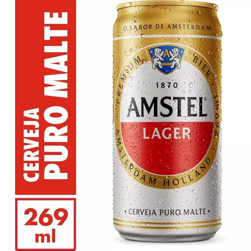 Amstel Lager Lata 269ml