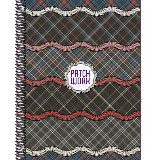 Caderno 20 Matérias - Patchwork
