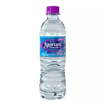 ÁGUA MINERAL COM GÁS 500ML