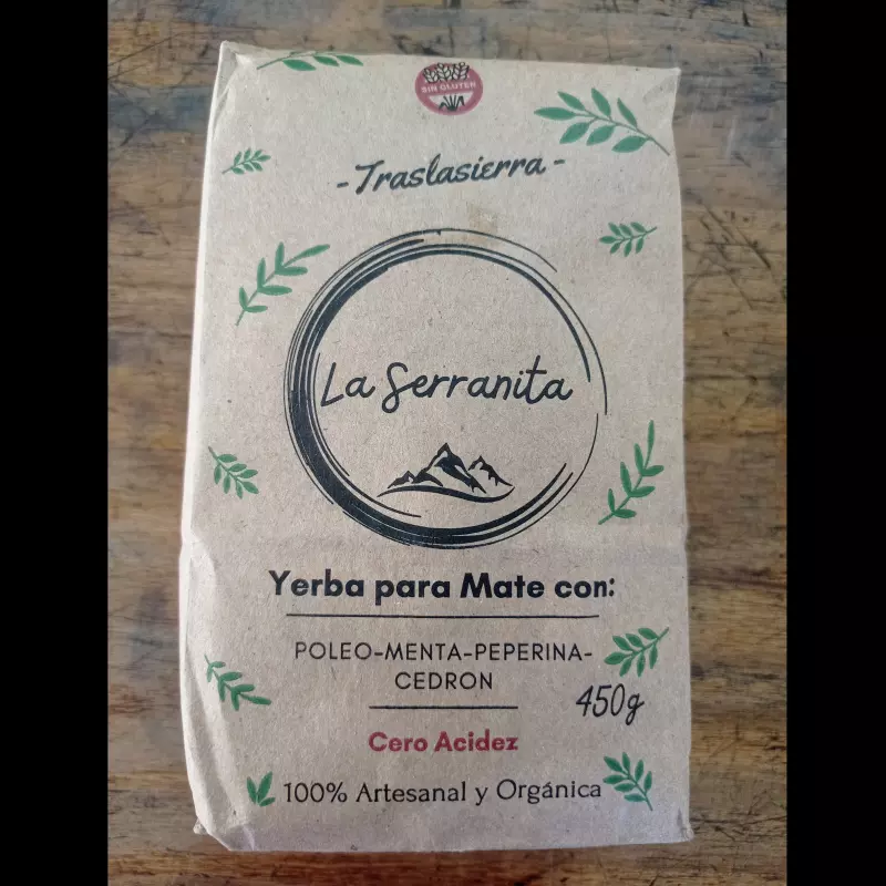 Yerba mate orgánica La Serranita