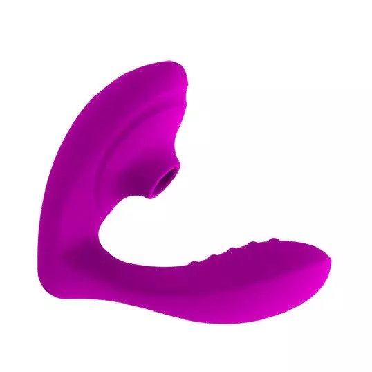 Vibrador y succionador en u