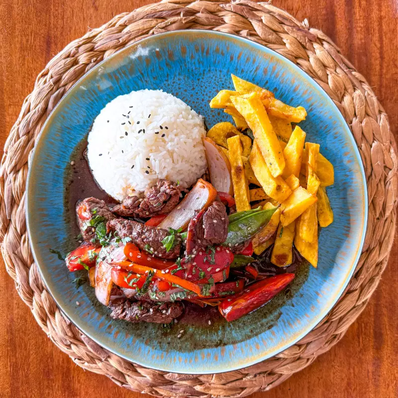 Lomo saltado a elección