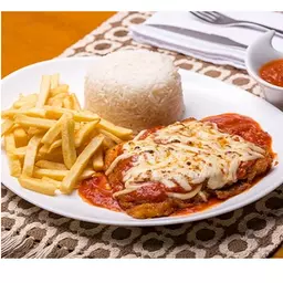 (M) Filet de Frango a Parmegiana