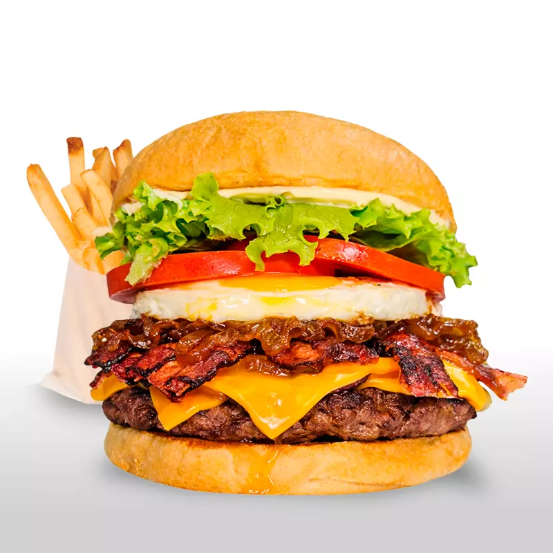 Bultaco simple con papas