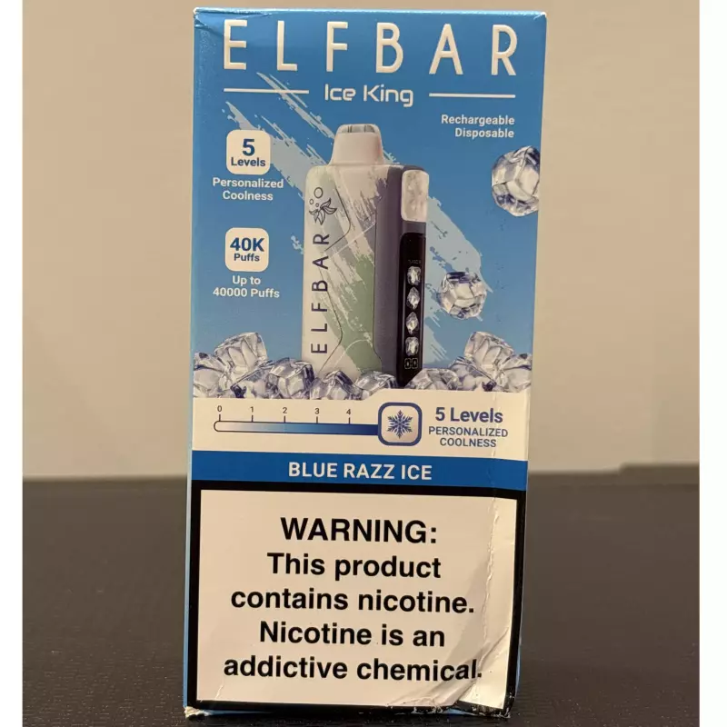 ELFBAR KING 40K BLUE RAZZ ICE