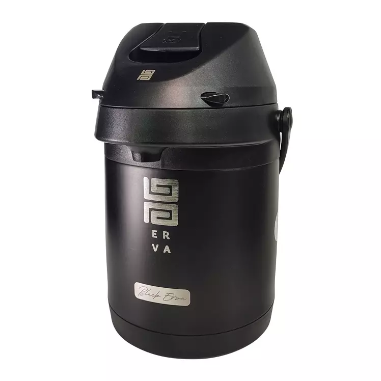 GARRAFA INOX - BLACK ERVA - 2,5L