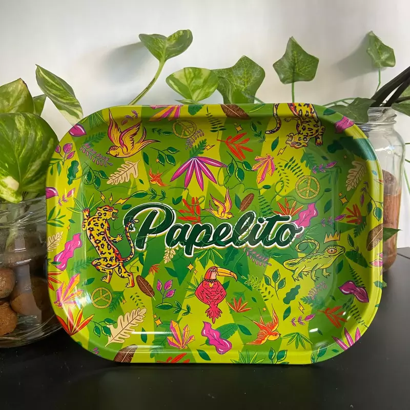 Bandeja Papelito Flora Verde