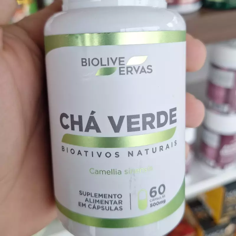 Chá verde 60 cápsulas