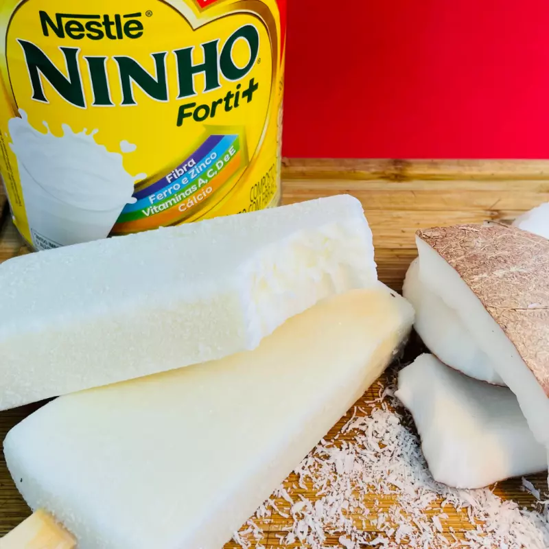 Paleta de Coco com Ninho