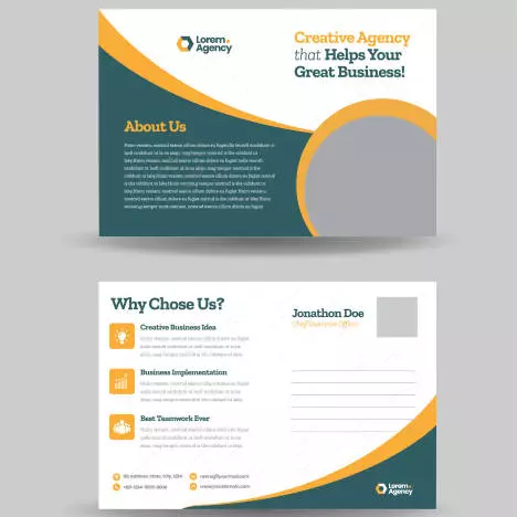 Postales 4"x9" 1000 Piezas