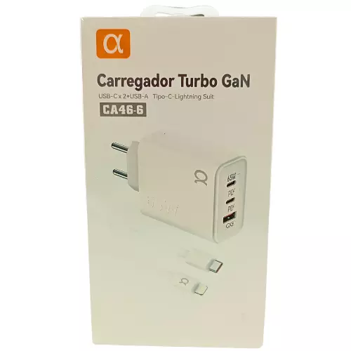 CARREGADOR TB 65W USB-C/IOS CA46-6