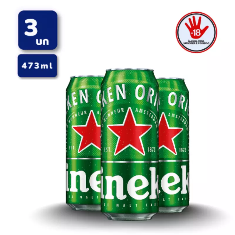 3 Latão Heineken