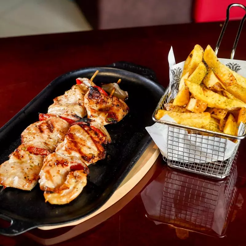 Brochetas de Pollo