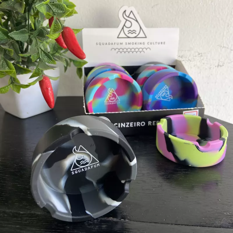 Cinzeiro Squadafum TieDye Silicone