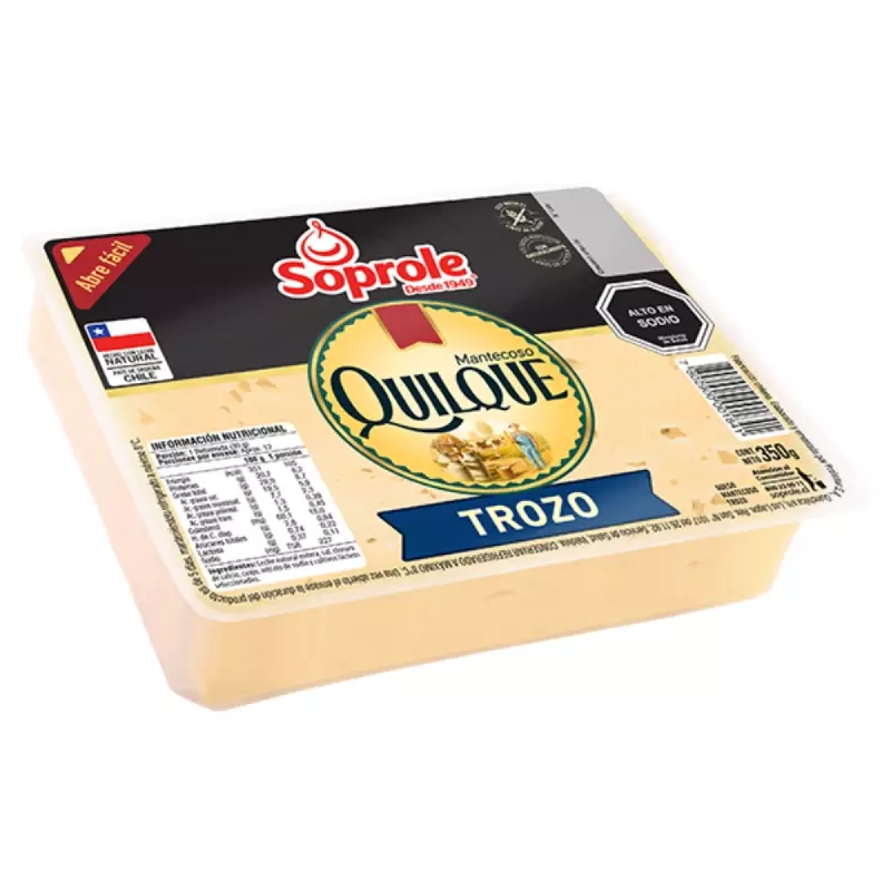 Queso Quilque Trozo Soprole 350 Gr