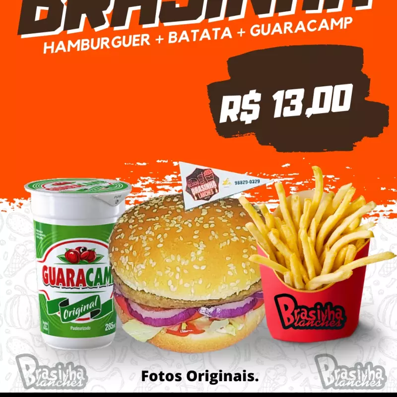 Trio N°2 C/ Hamburguer