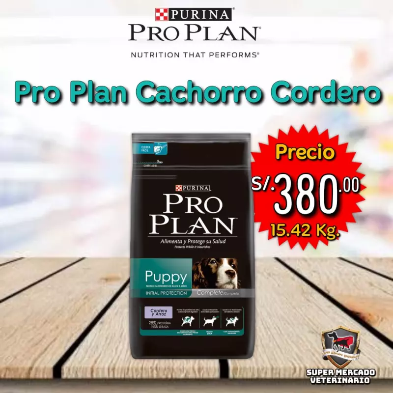 Pro Plan Cachorro Cordero 15.42 KG