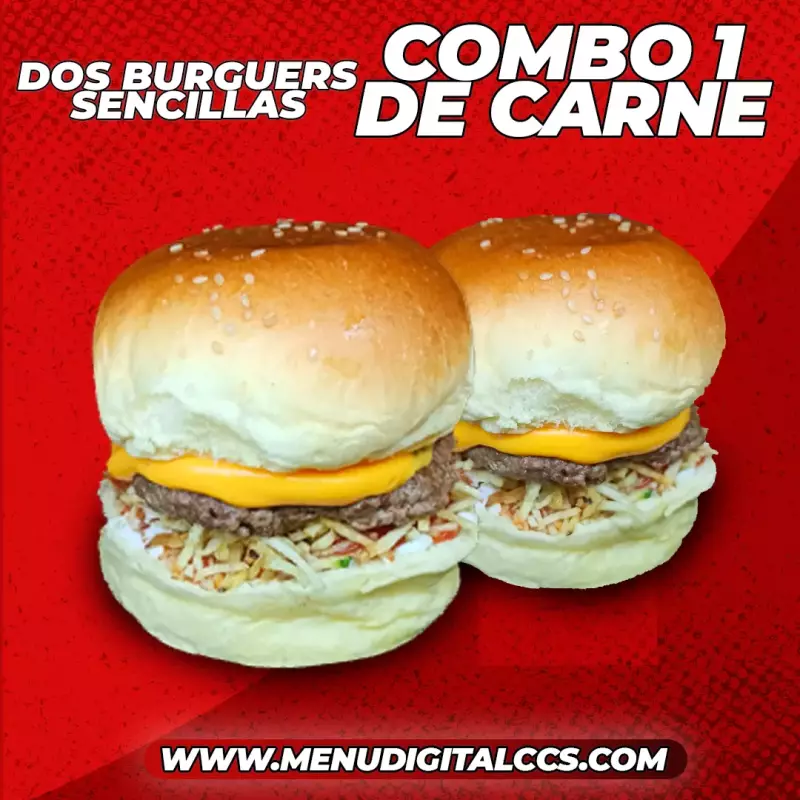 COMBO 1 + BEBIDA 1LTR