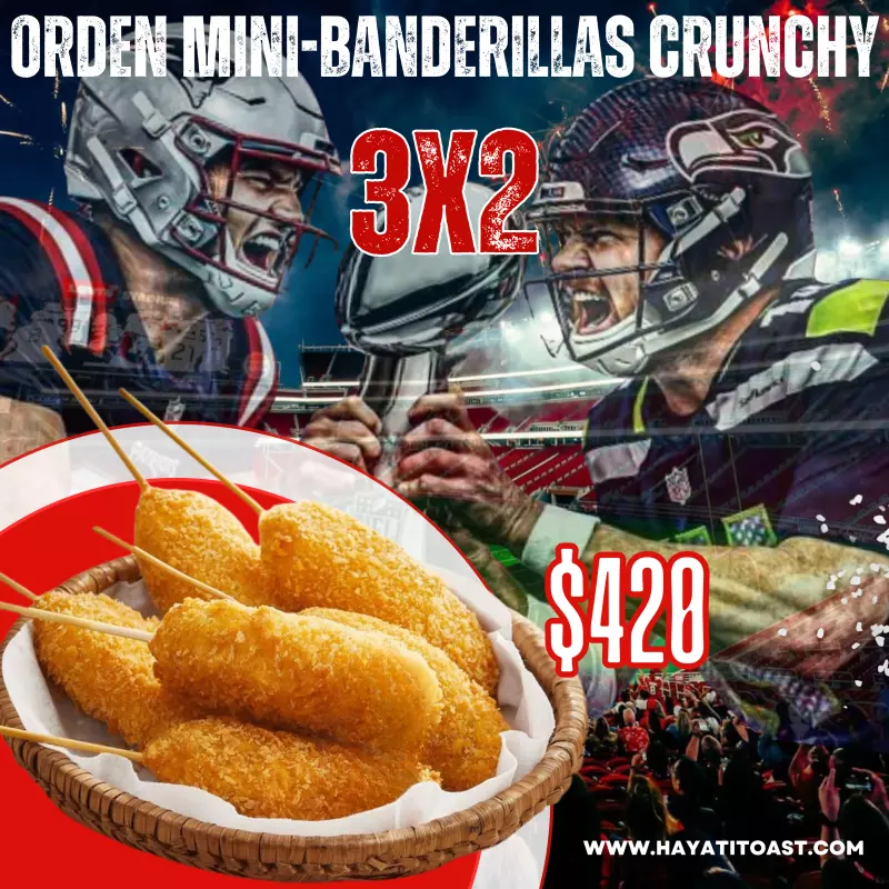 Orden de Mini Banderillas Cruj. 3x2