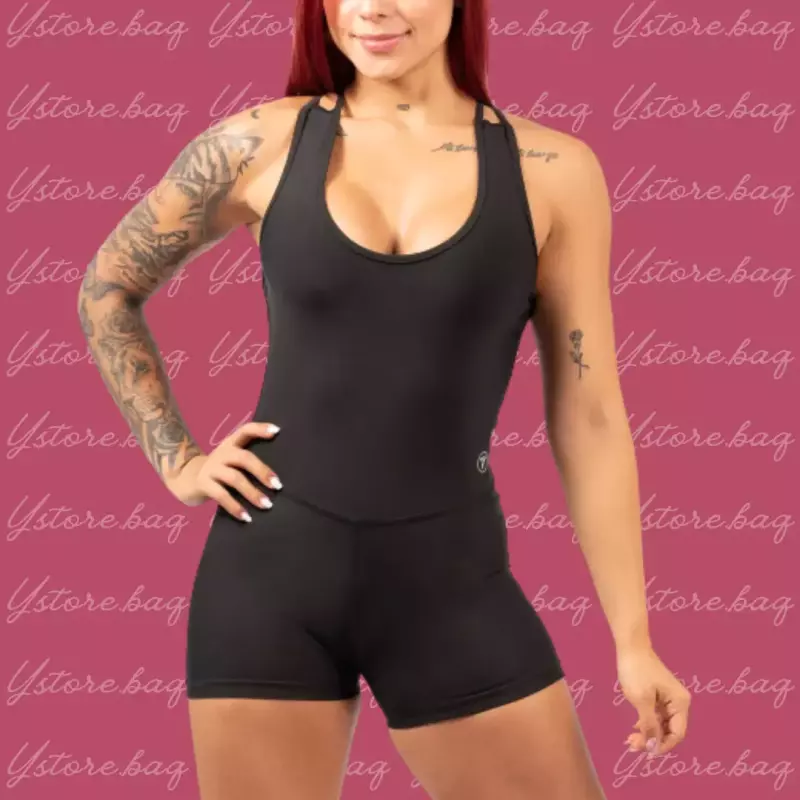 Enterizo corto negro