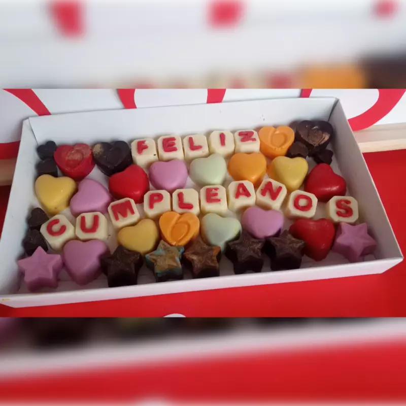 Caja bombones Feliz Cumpleaños