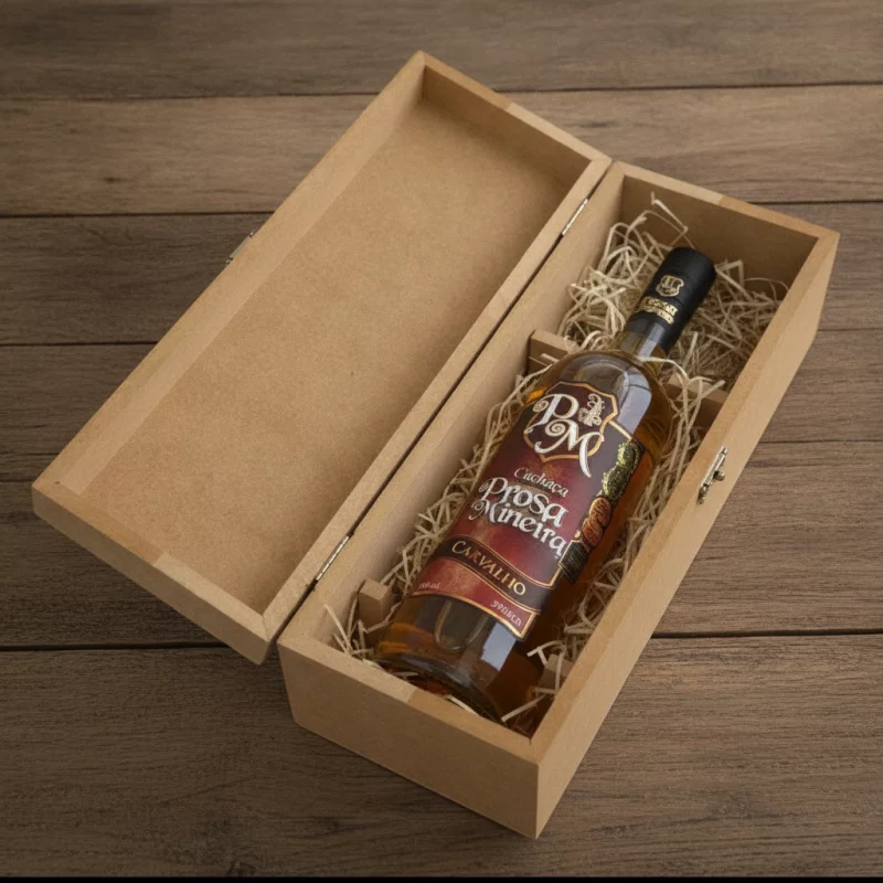 Estojo com Cachaça Prosa Mineira