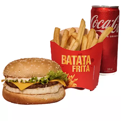 X-EGG + FRITAS + REFRIGERANTE