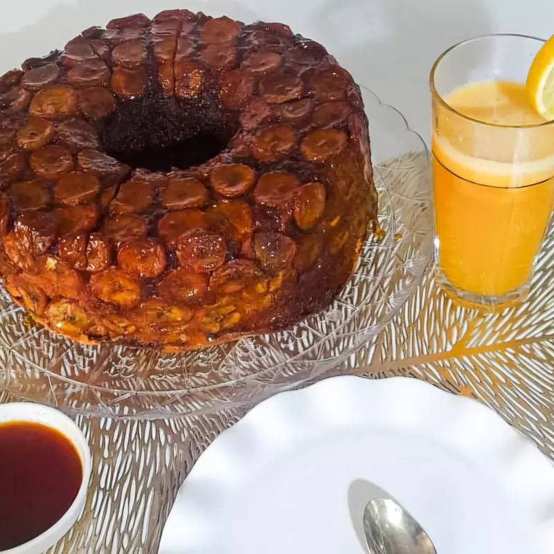 Bolo de Banana tradicional ( Fatia)