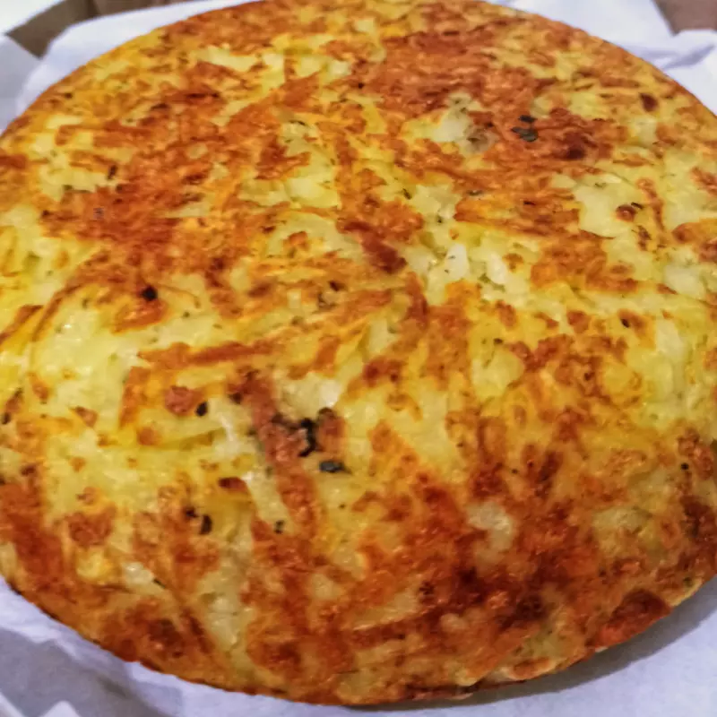 Batata rosti de frango