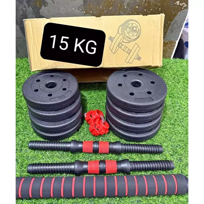 🏋‍♀️SET DE MANCUERNA 15 KILO🏋