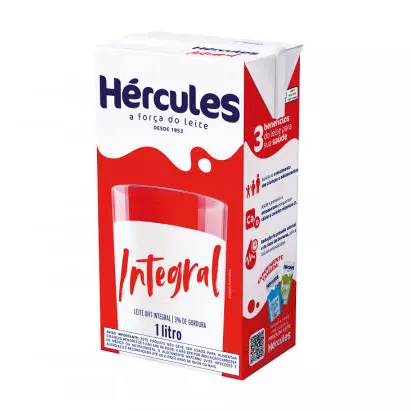 leite integral Hércules 1L