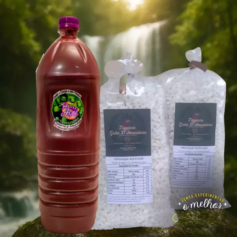 COMBO TOP 04 (1 Açai 2L+2Tapiocas)