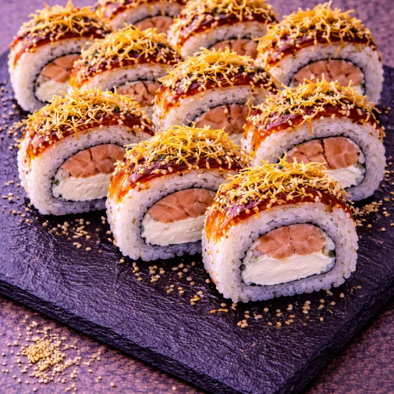 Ura fila poró com molho de ostra