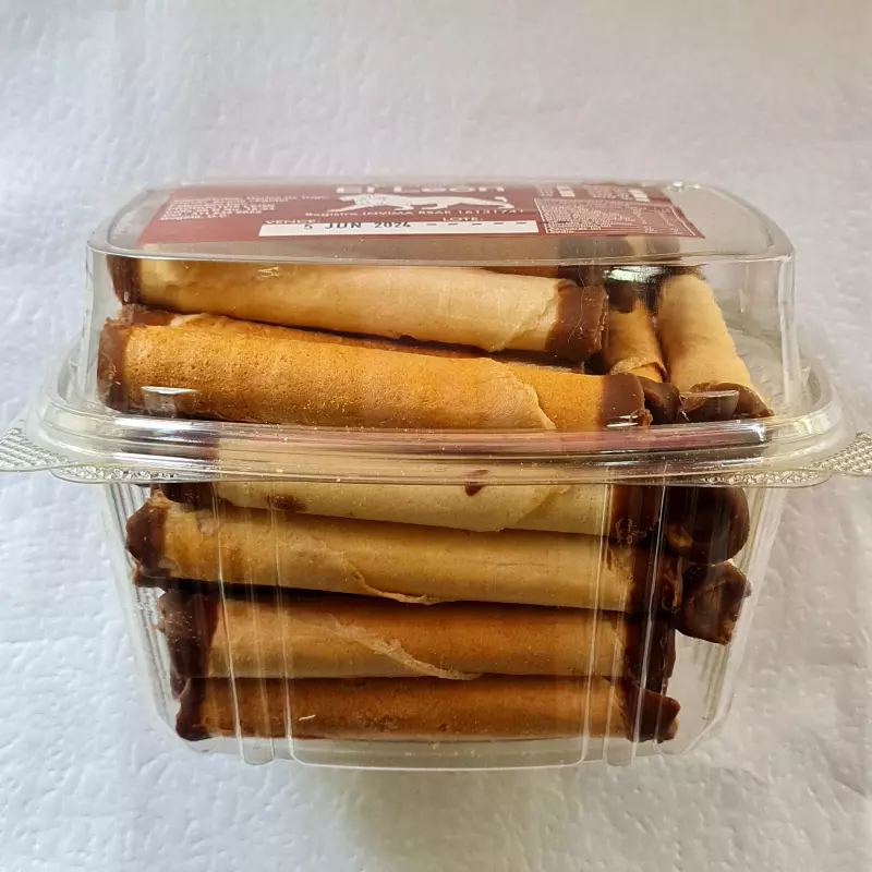 BARQUILLOS CON PUNTA DE CHOCOLATE