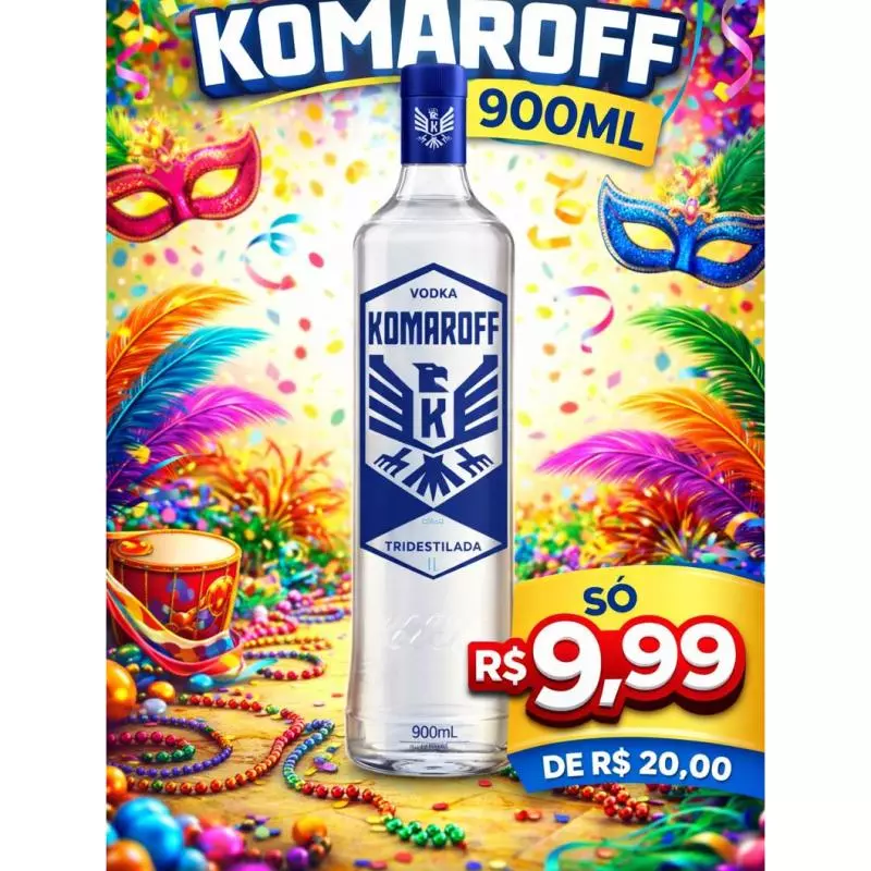 VODKA KOMAROFF 900ML