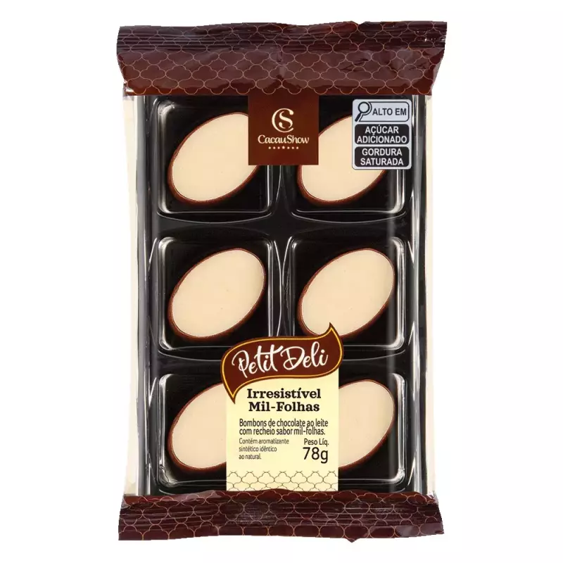 Bombons Petit Deli Mil-Folhas 78g