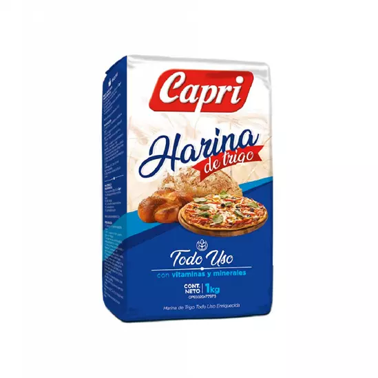 Harina de trigo Capri Todo uso 1kg