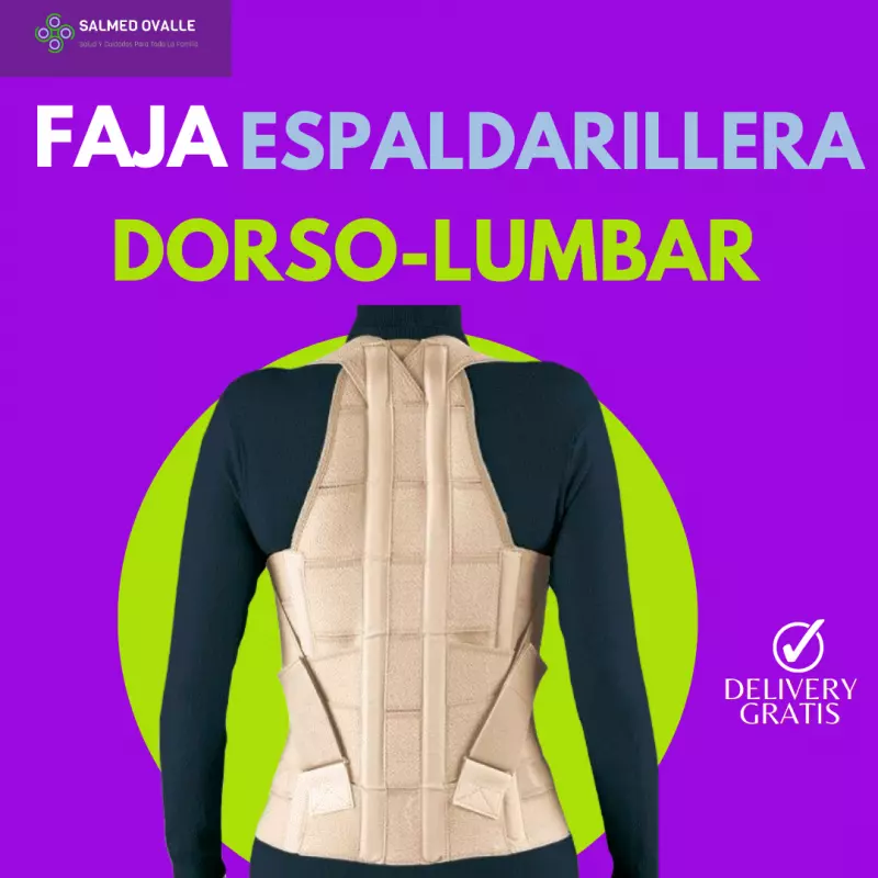 FAJA ESPALDILLERA DORSO-LUMBAR