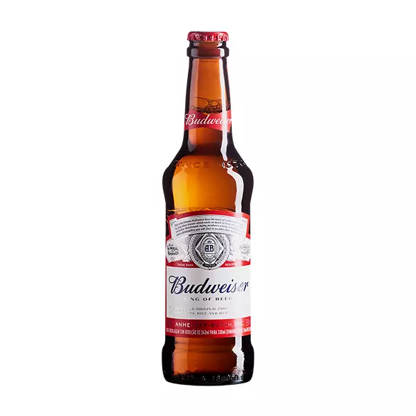 Long neck Budweiser 355ml