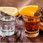 Dose de cachaça Fritz